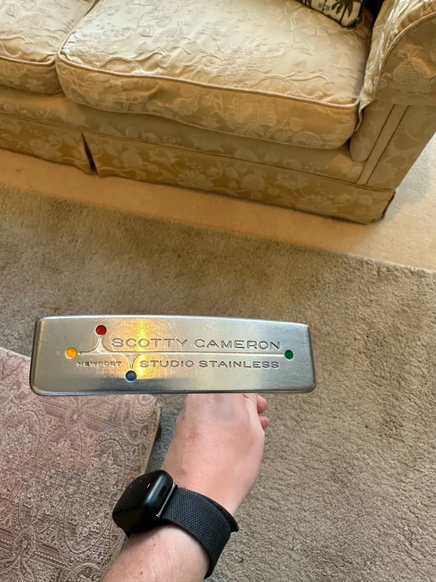 Rare SCOTTY CAMERON Studio Stainless Newport RH 35 - Image 1