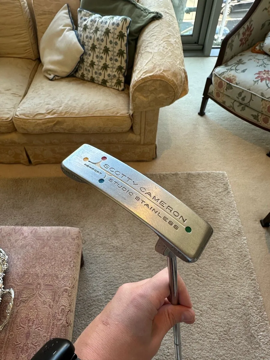 Rare SCOTTY CAMERON Studio Stainless Newport RH 35 - Image 4