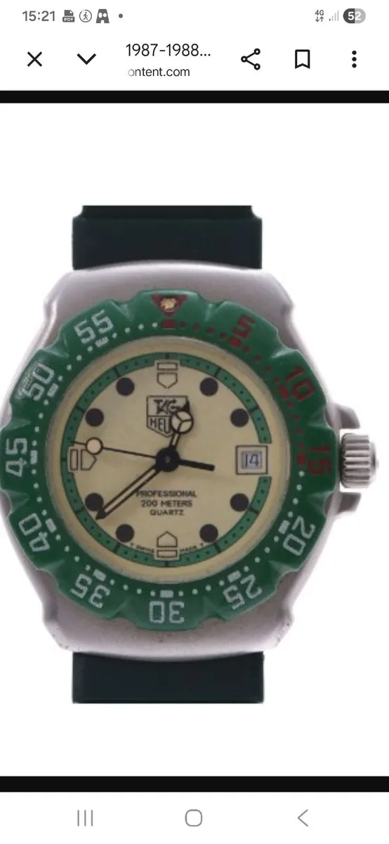 Tag heuer Formula 1 1992 Brand new ,never worn - Image 1