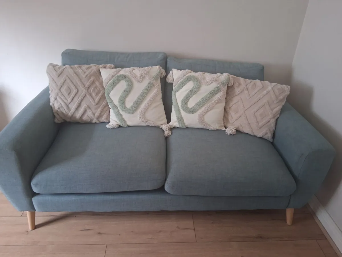 2 seater fabric sofa