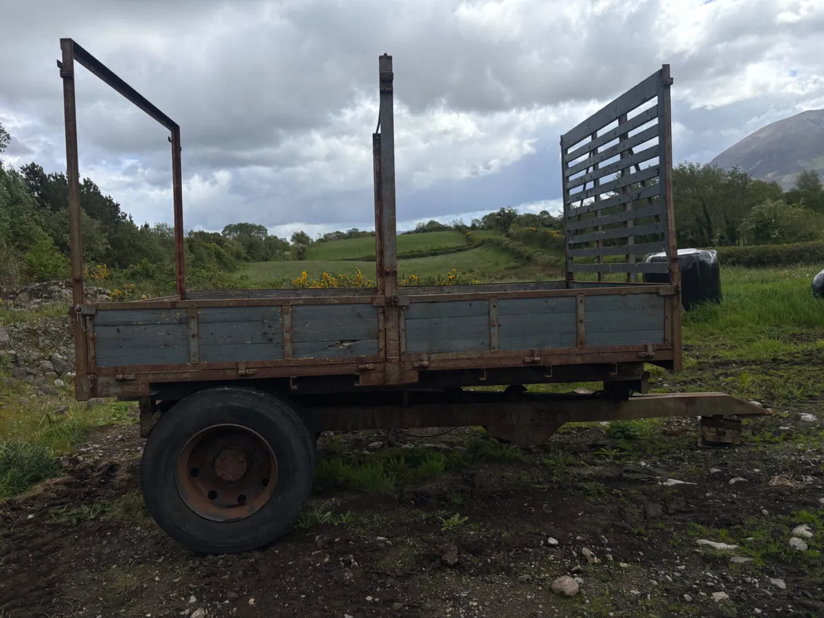 12X7 Tractor Tipping Trailer c/w Cribs - Image 3