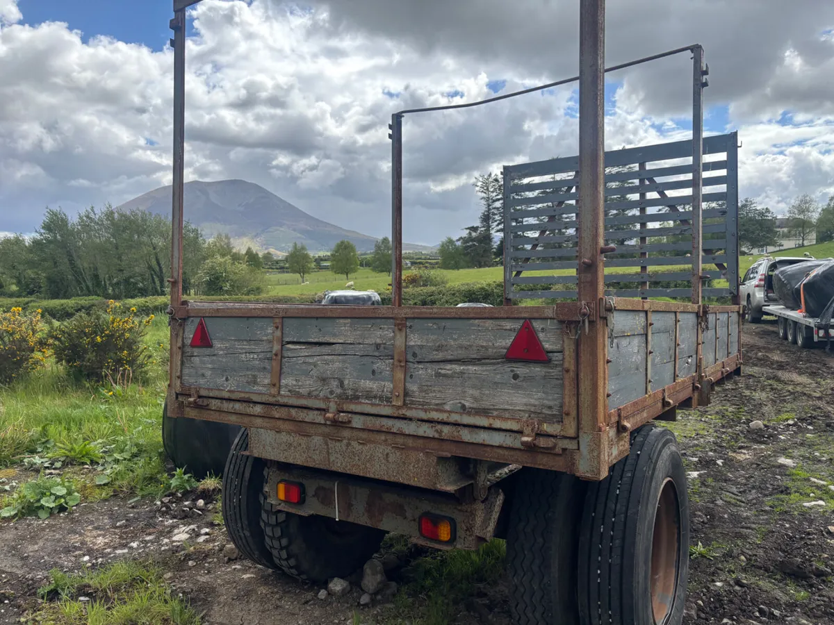 12X7 Tractor Tipping Trailer c/w Cribs - Image 4