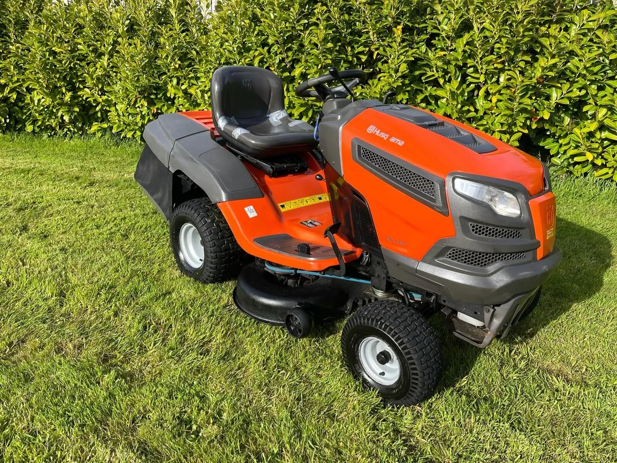 Husqvarna 22hp hydrostatic ride on mower - Image 1