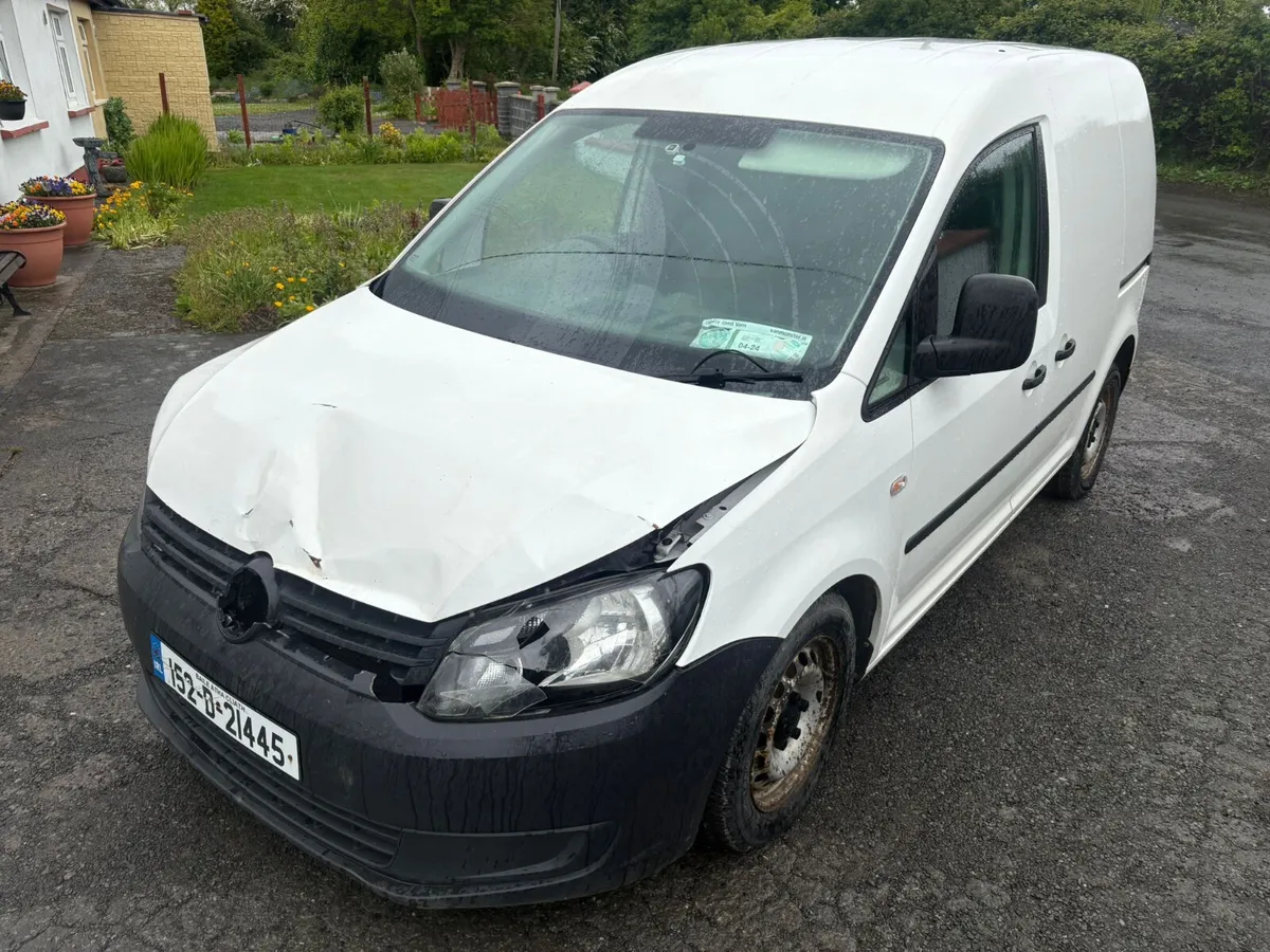 2015 Volkswagen caddy tdi frontal damage - Image 1