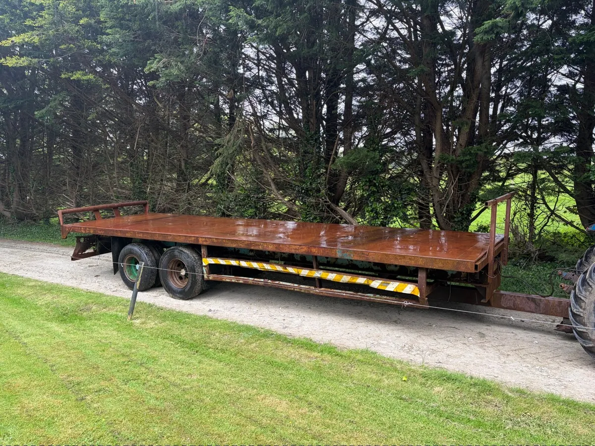 Bale Trailer 30FT Oil Brakes Commercial Axles - Image 1
