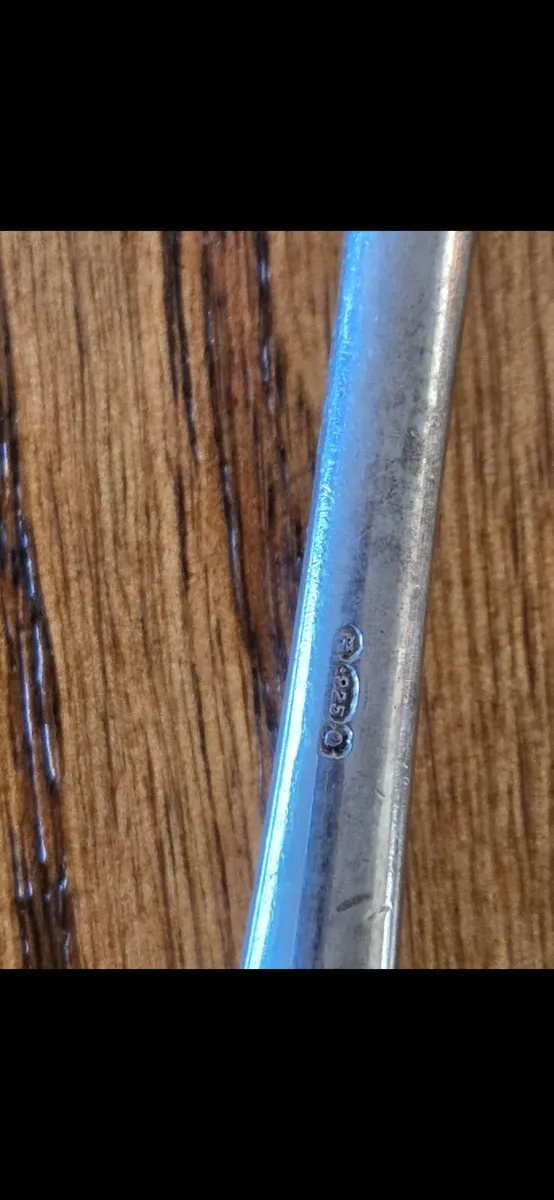 Set of 6 Solid Silver Forks (450g) - Image 3
