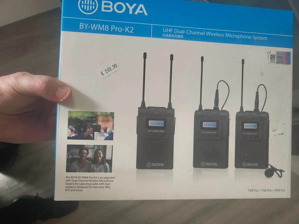 Brand New Boya  UHF  Wireless Microphone System - Image 1