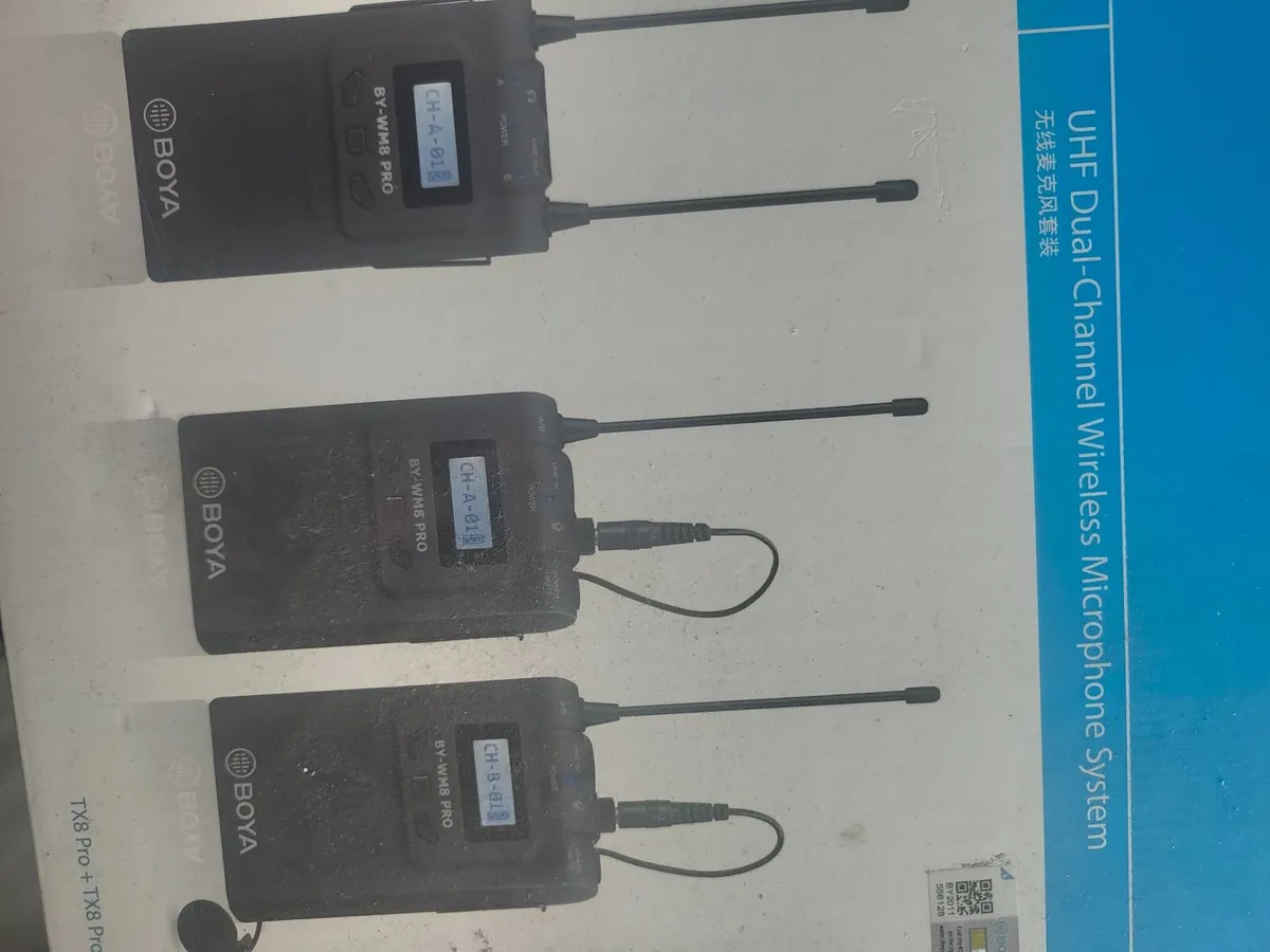 Brand New Boya  UHF  Wireless Microphone System - Image 4