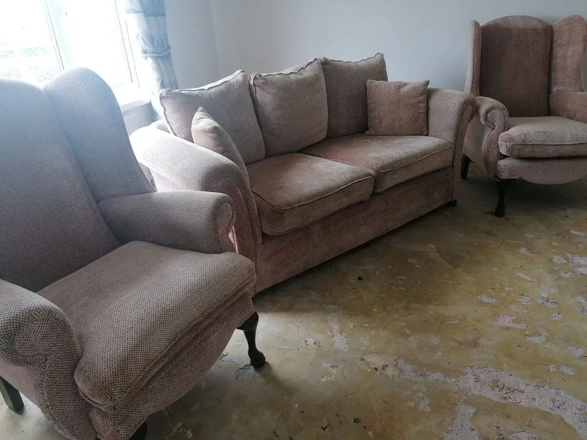 3 Seater & Armchairs