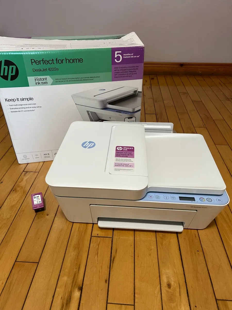 HP DeskJet 4222e All-in-One Wireless Printer - Image 1