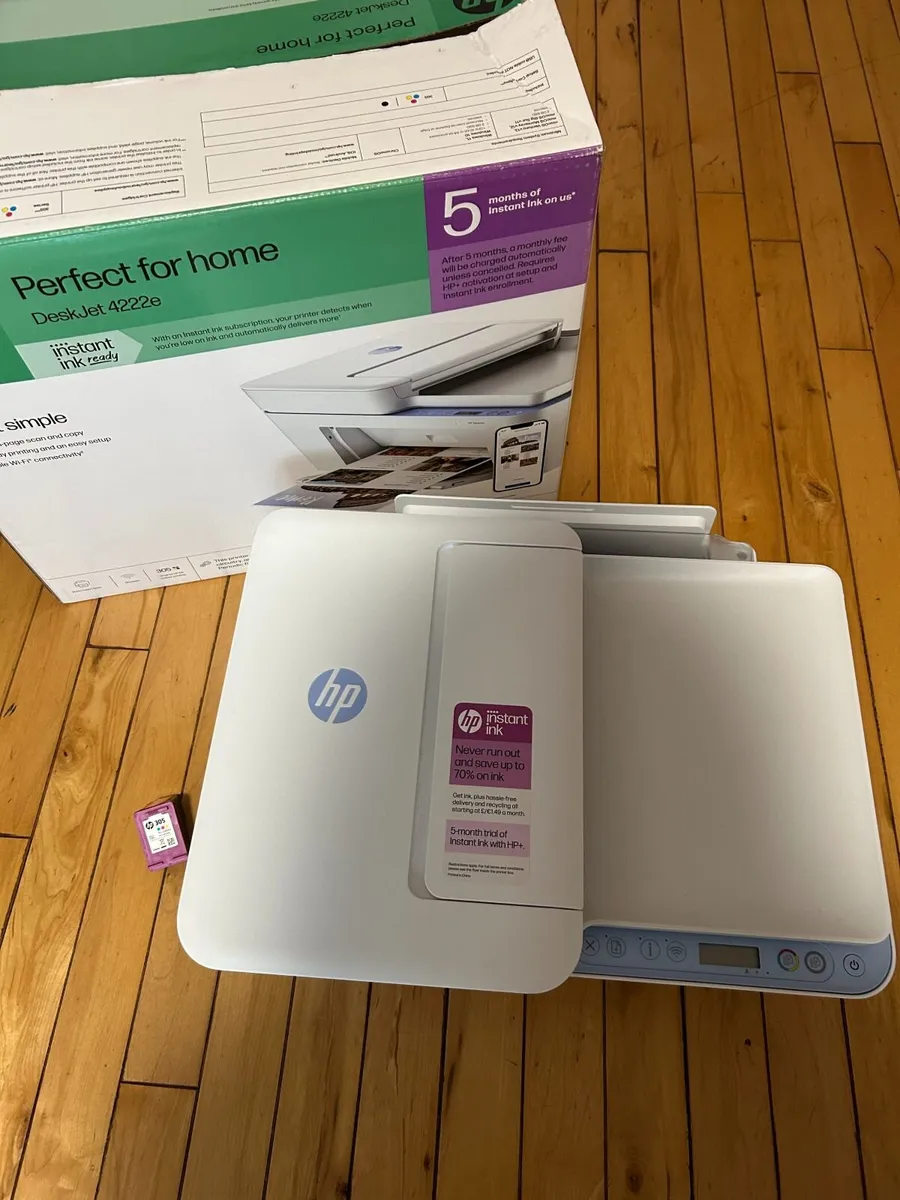 HP DeskJet 4222e All-in-One Wireless Printer - Image 3
