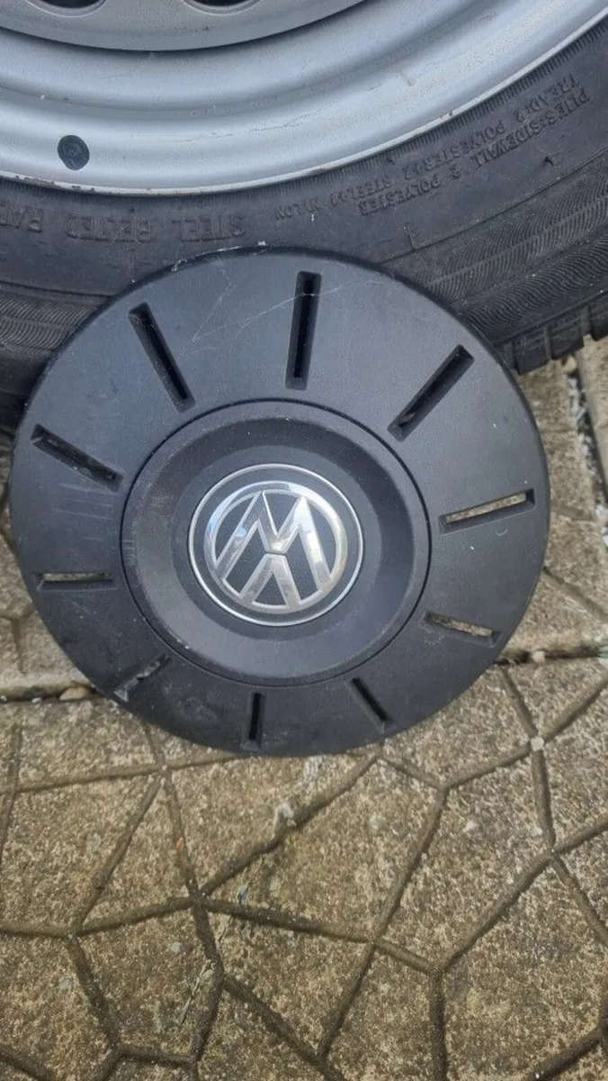Vw Transporter T5 steel wheels and tyres - Image 3