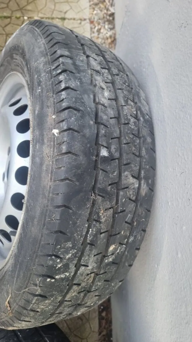Vw Transporter T5 steel wheels and tyres - Image 4