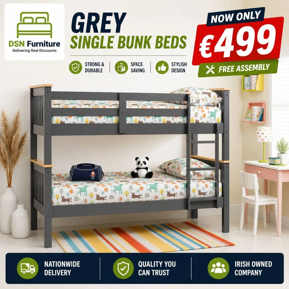 SINGLE BUNK BEDS