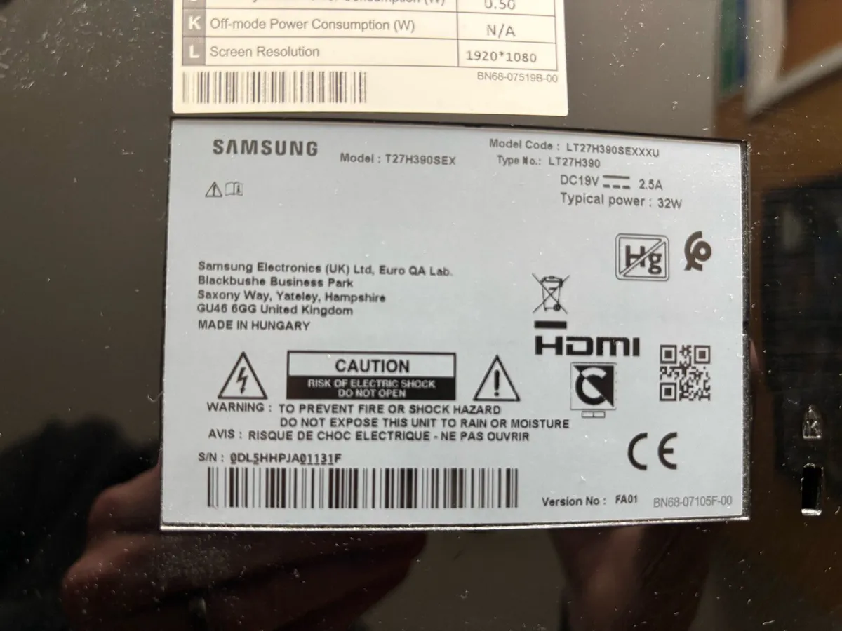 Samsung smart TV 27” T27H390SEX - Image 3