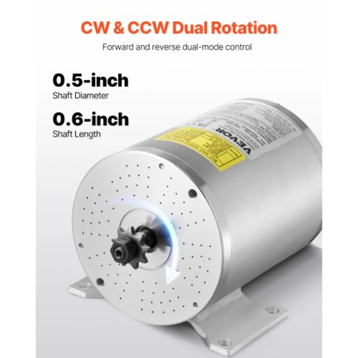 1800W Electric Brushless DC Motor Kit - 48V 4500rp - Image 2