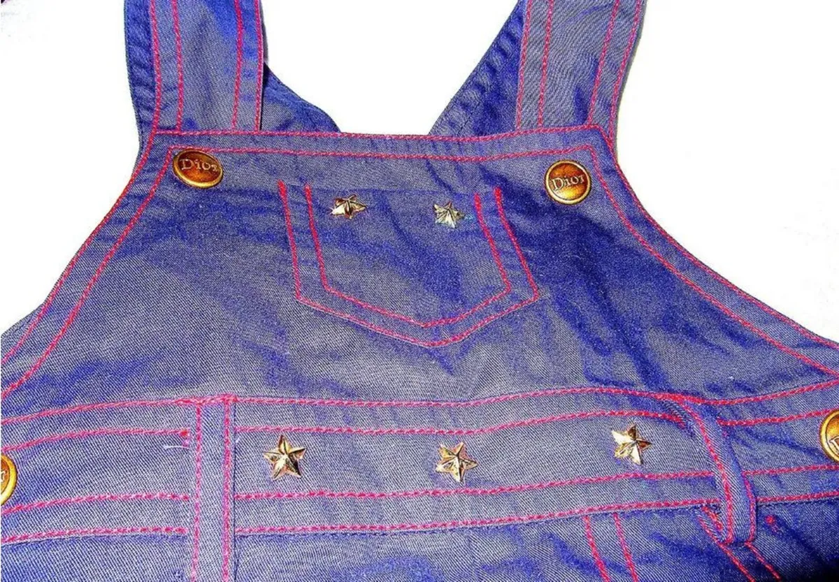 Authentic Baby Dior Dungarees-As New - Image 1
