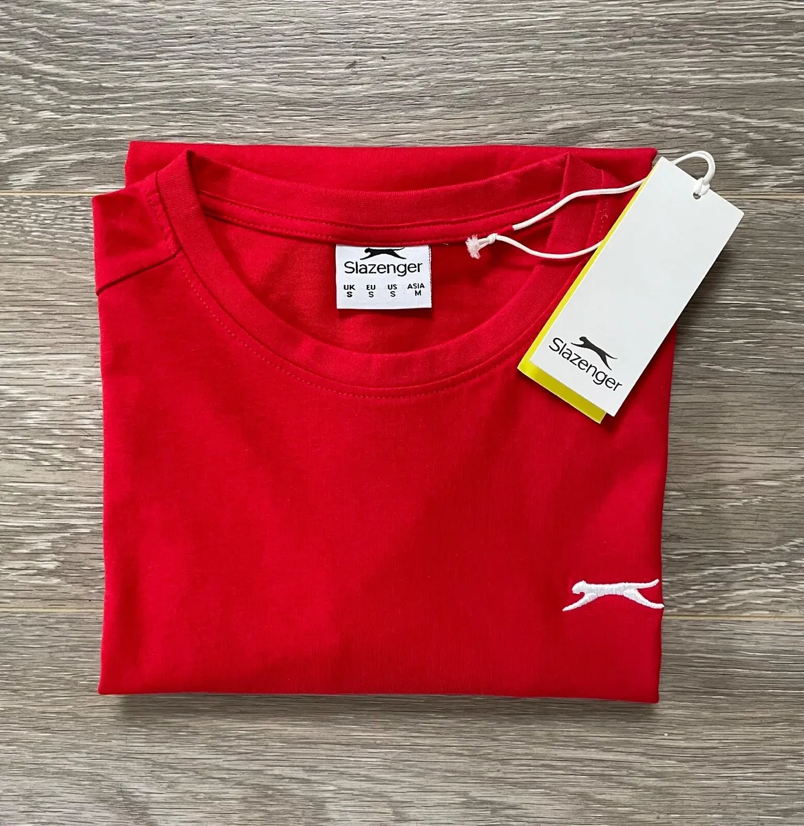 NEW Slazenger plain red men's t-shirt Small - Image 2