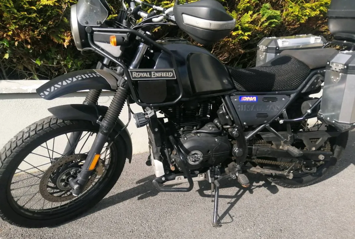 2019 royal enfield himalayan, with full luggage - Image 3