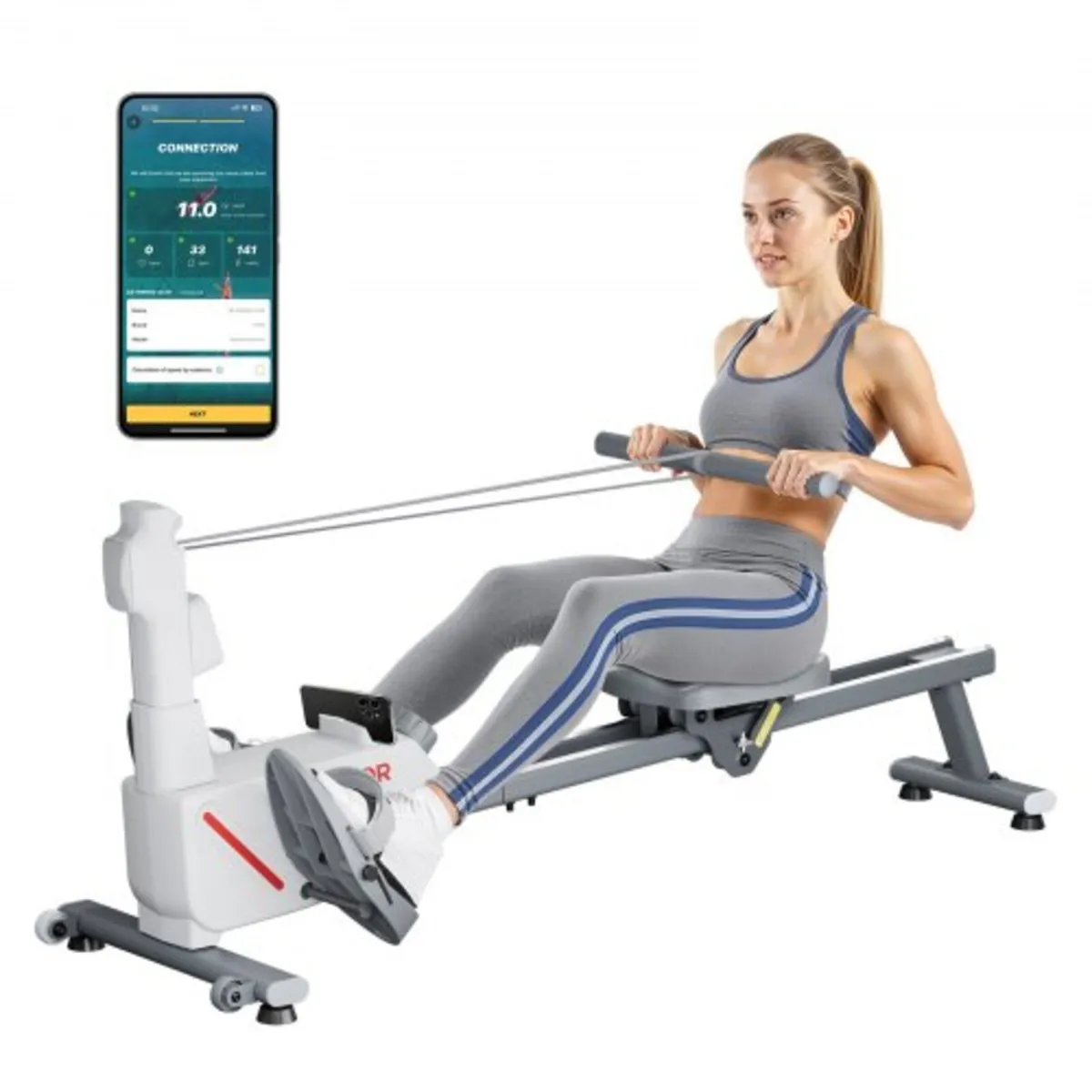Rowing Machine,16-Level Quiet Resistance Adjustabl - Image 1