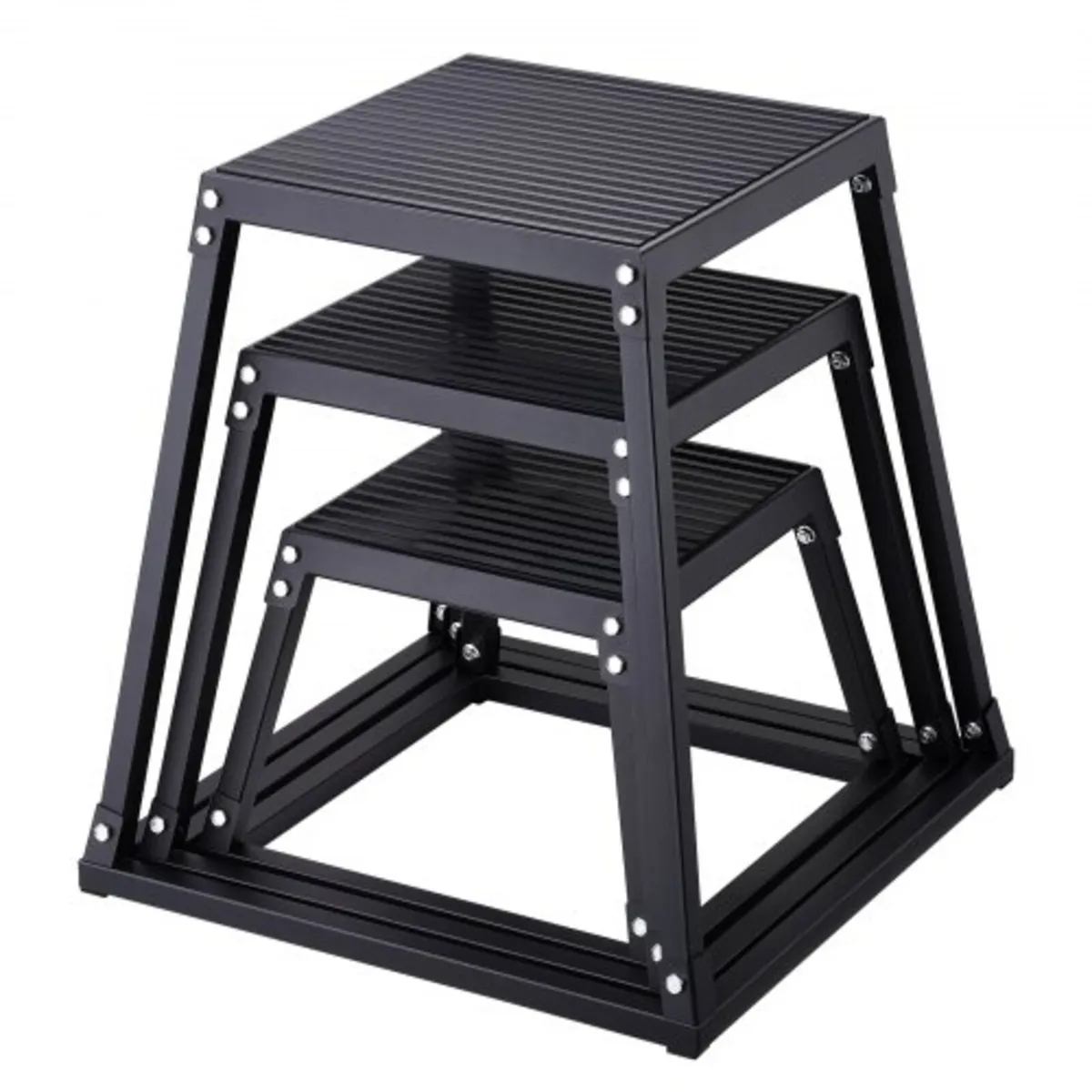 Plyometric Jump Boxes, 12/18/24 Inch Plyo Box, Pla - Image 1