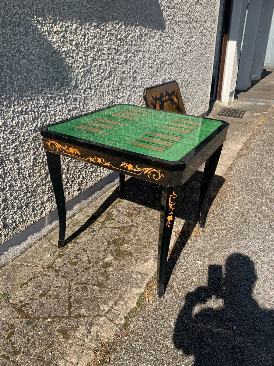 Italian vintage games table. Polygam. In Kenmare. - Image 3