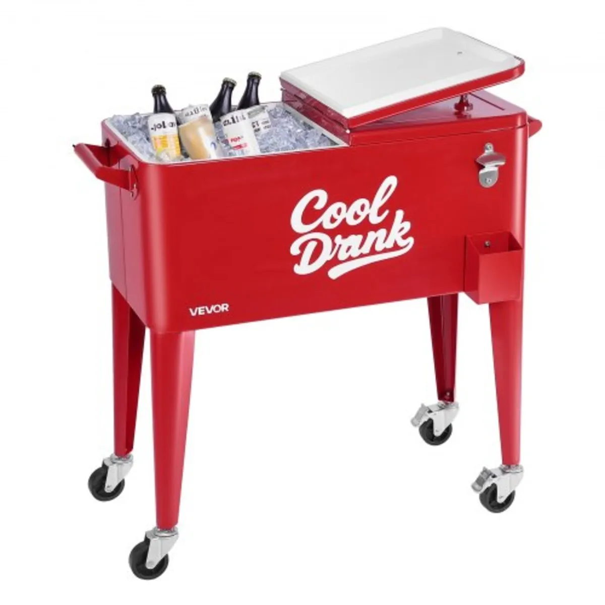 75.71 L Rolling Ice Chest, Holds up to 50 Bottles - Image 1
