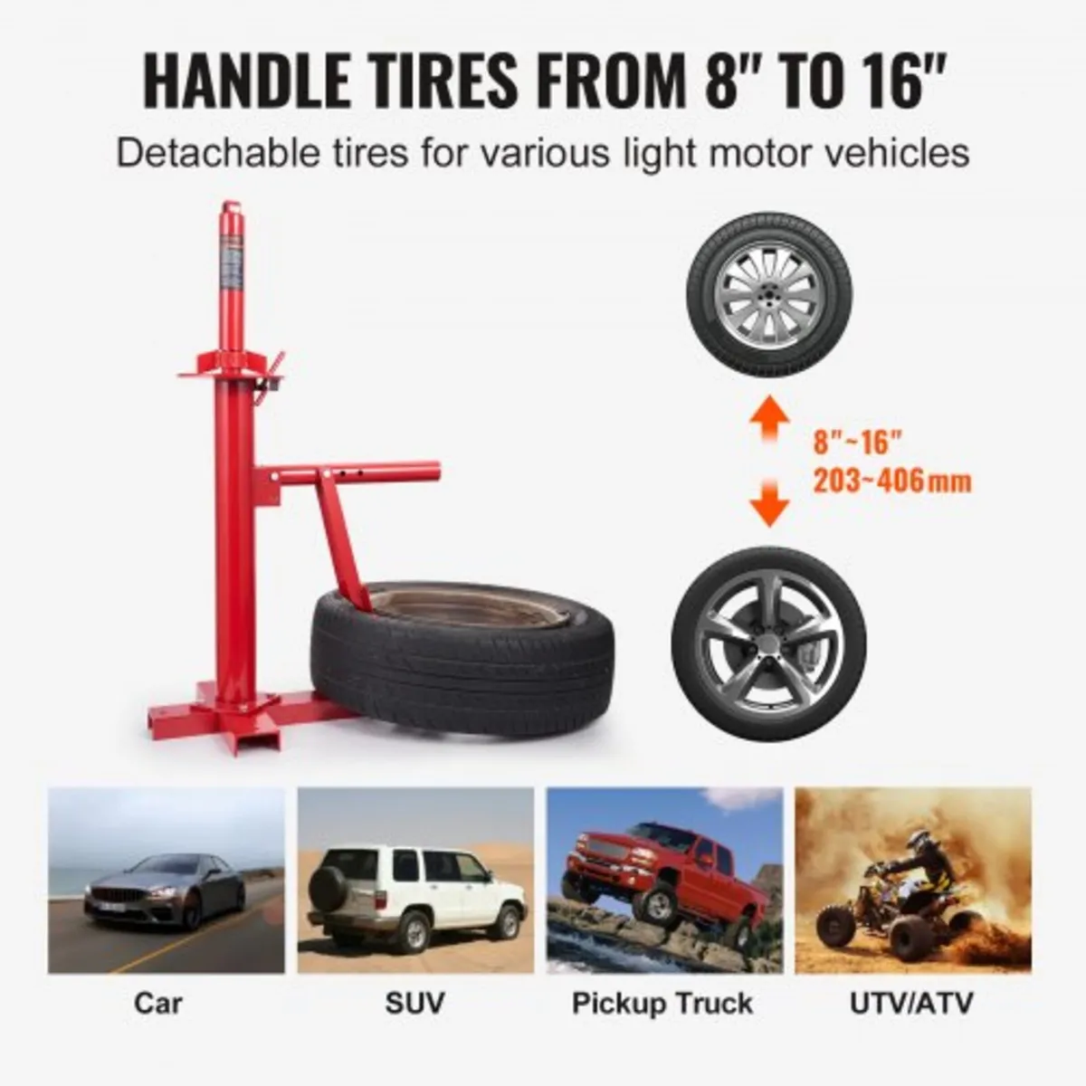 Portable Manual Tire Changer Bead Breaker Tool for - Image 3