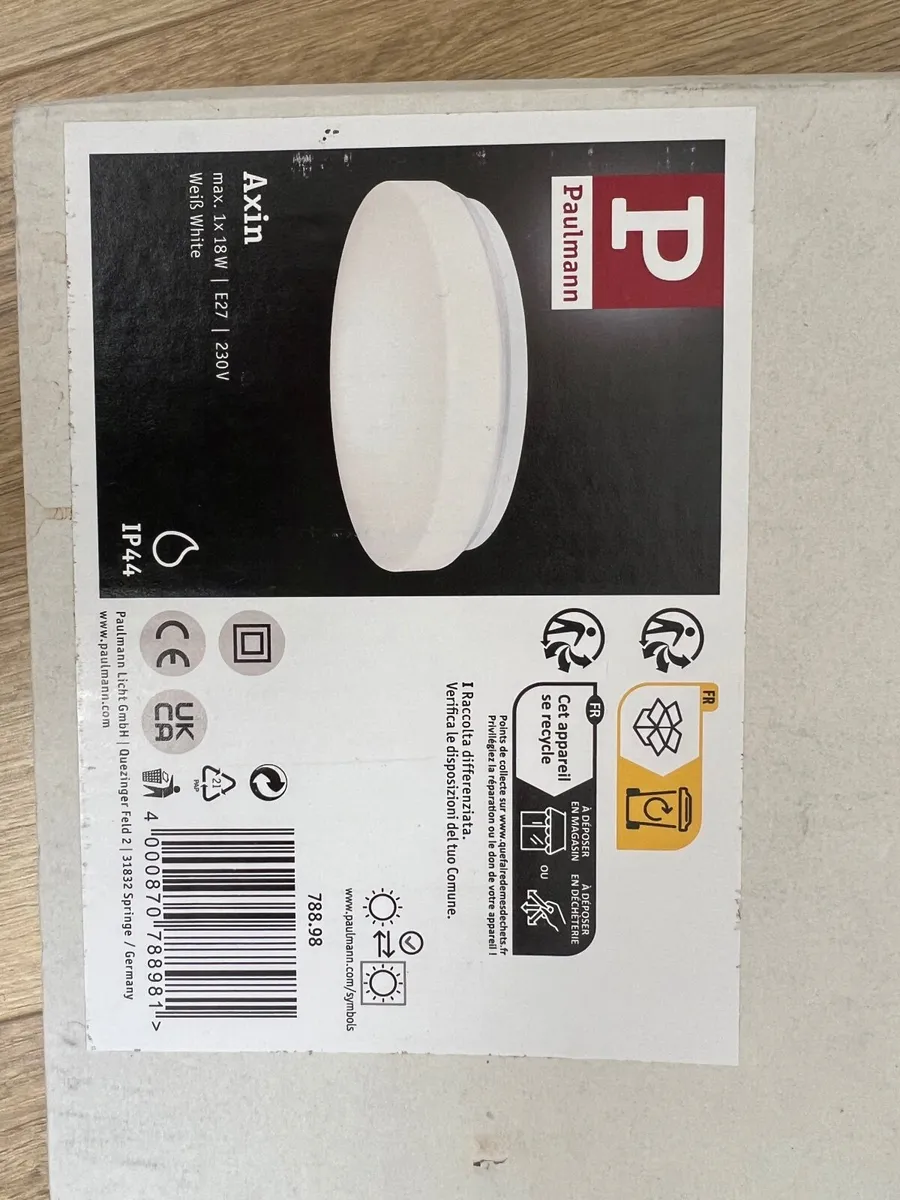 Ceiling lamp for bathroom or other area - Image 1