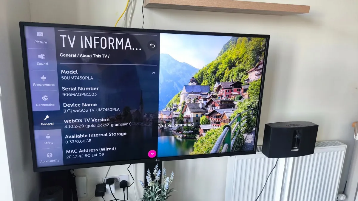 LG 50" Smart TV + Stand – Excellent Condition - Image 2