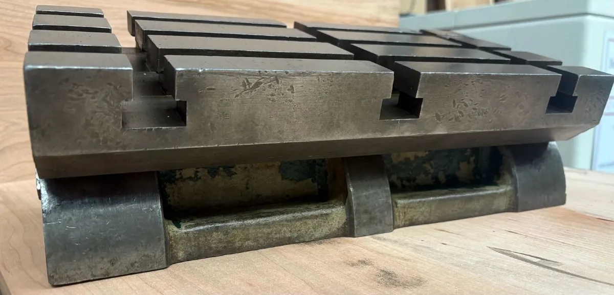 Heavy duty T slotted tilting angle table - Image 2