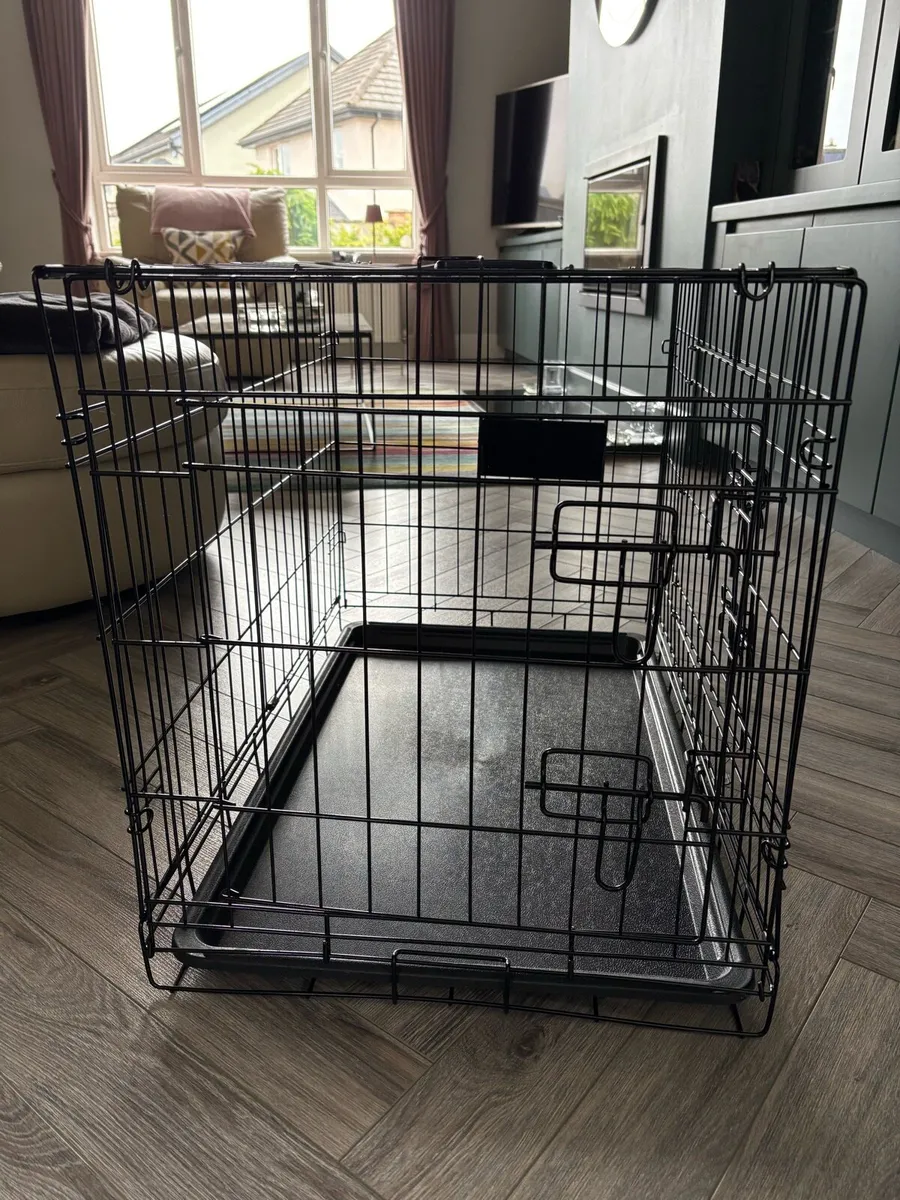 Dog crate and cover - Image 2