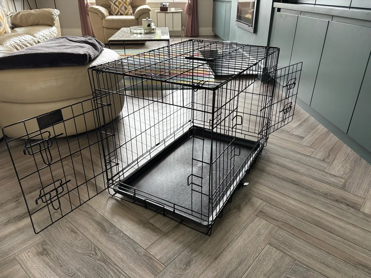 Dog crate and cover - Image 3