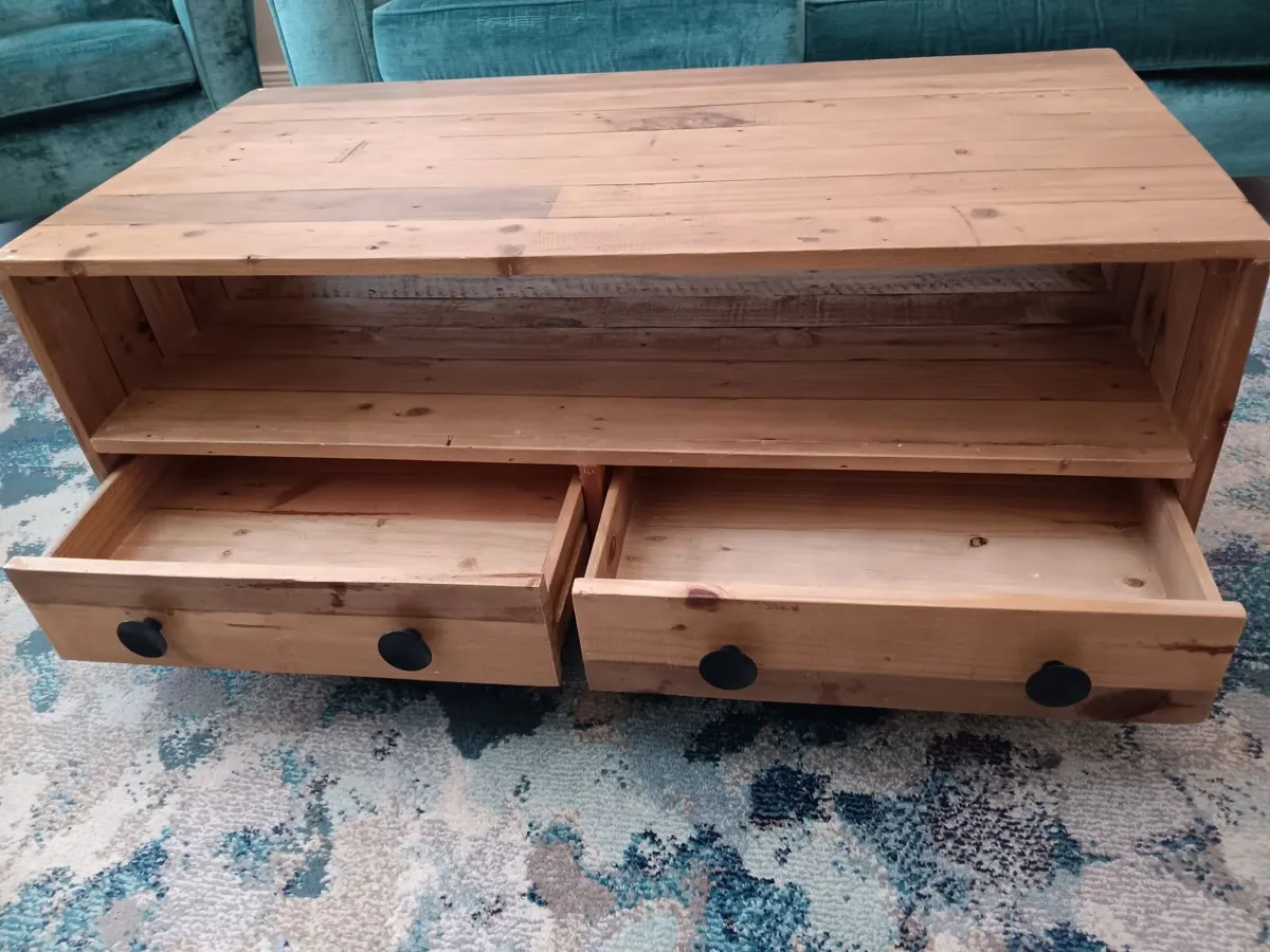 Reclaimed timber living room set - Image 3