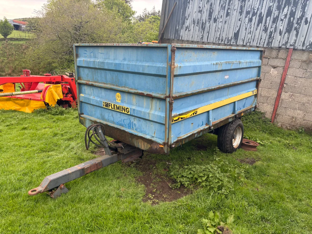Fleming 9X6 Tractor Tipping Trailer - Image 1