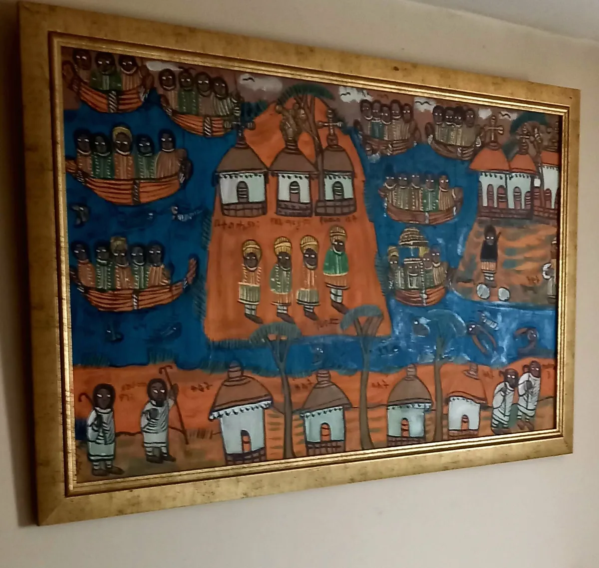 Ethiopian painting on cloth - Image 1