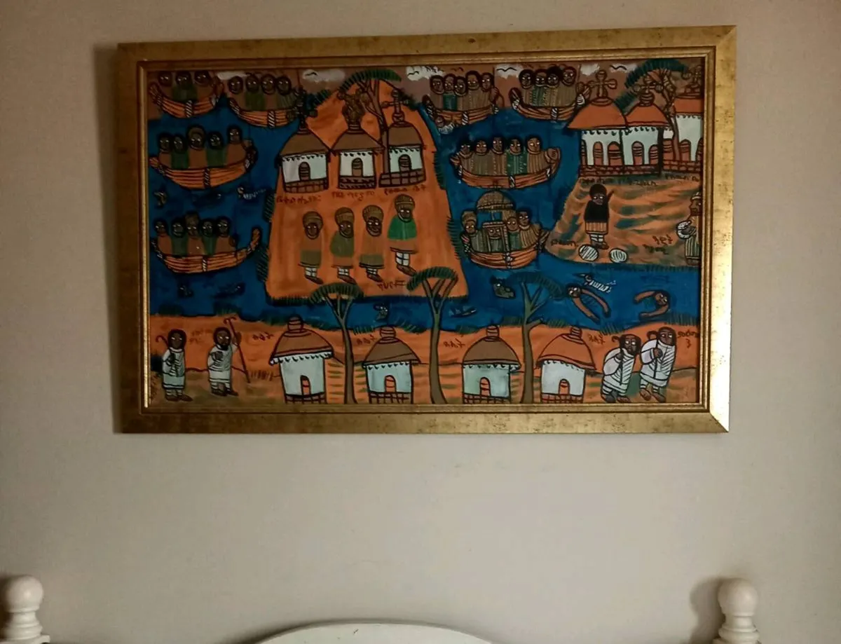Ethiopian painting on cloth - Image 4