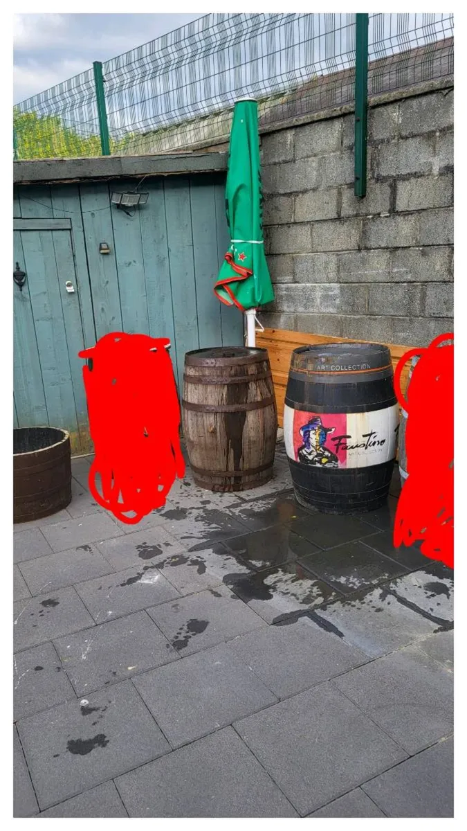 Whiskey barrels