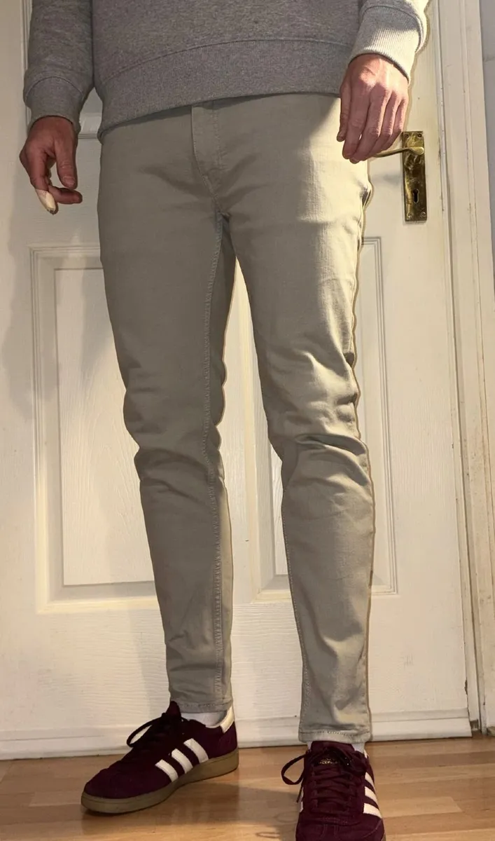 Light Grey Jeans from Mango Size 44 - Image 1
