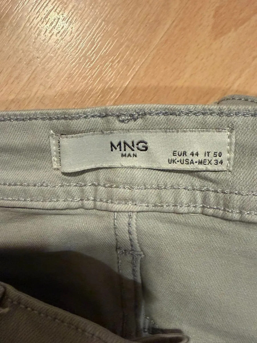 Light Grey Jeans from Mango Size 44 - Image 3