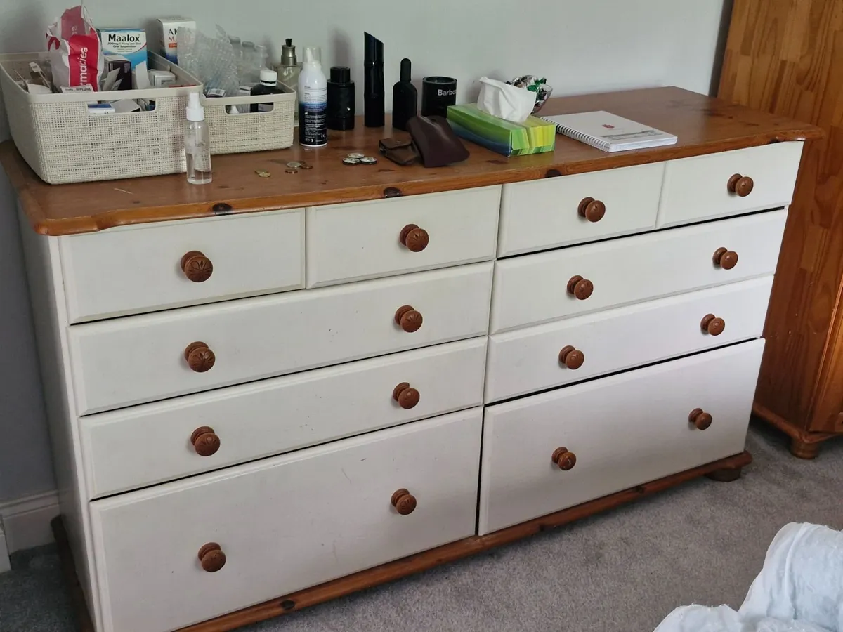 Large bedroom chest of drawers - Image 1