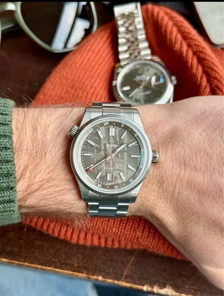 LIMITED EDITION TRASKA VENTURER GMT METEORITE DIAL - Image 1