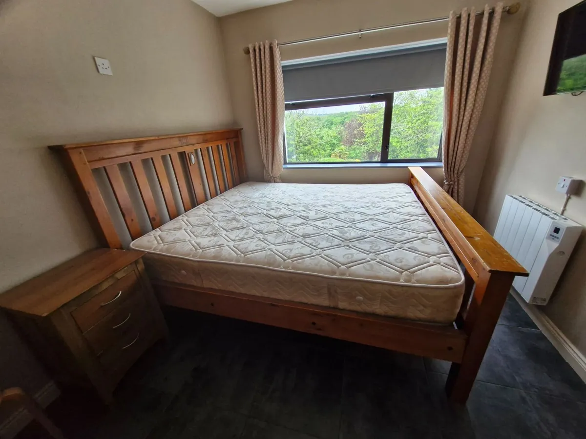 Super king sized bedframe and matress - Image 2