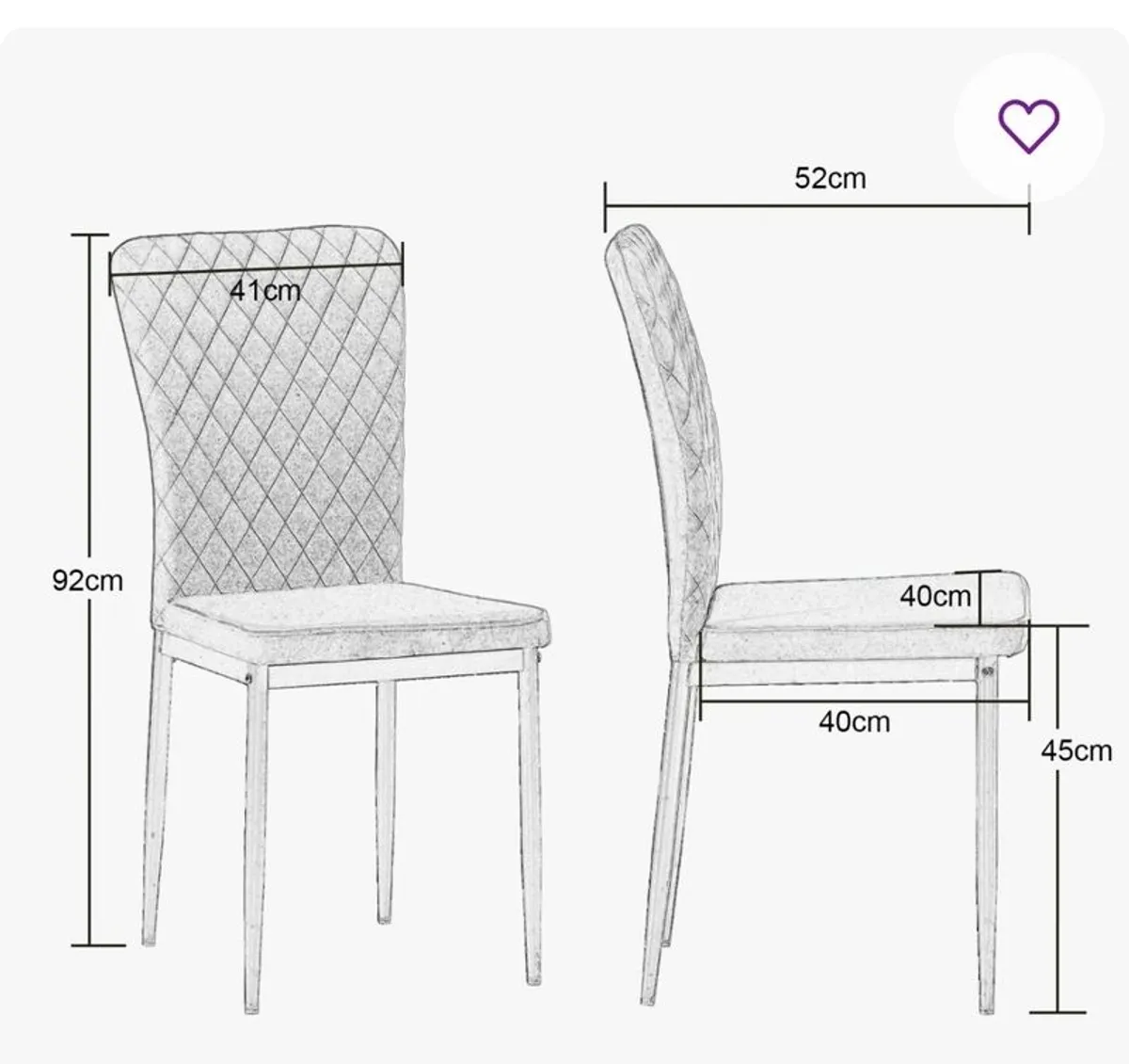 dining chairs - Image 2