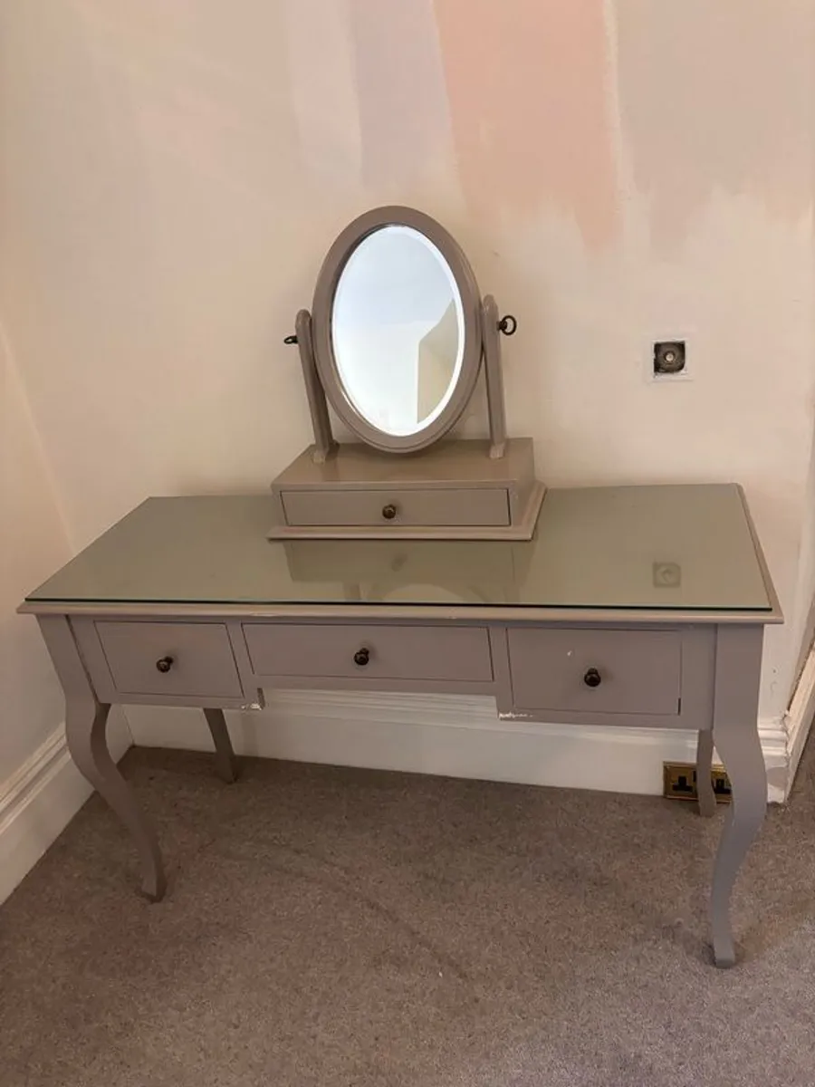 Dressing Table with Mirror - Image 3