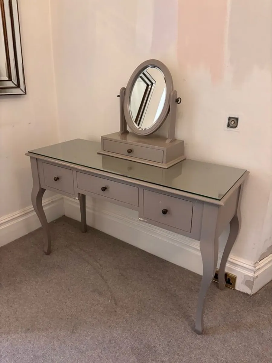Dressing Table with Mirror - Image 1