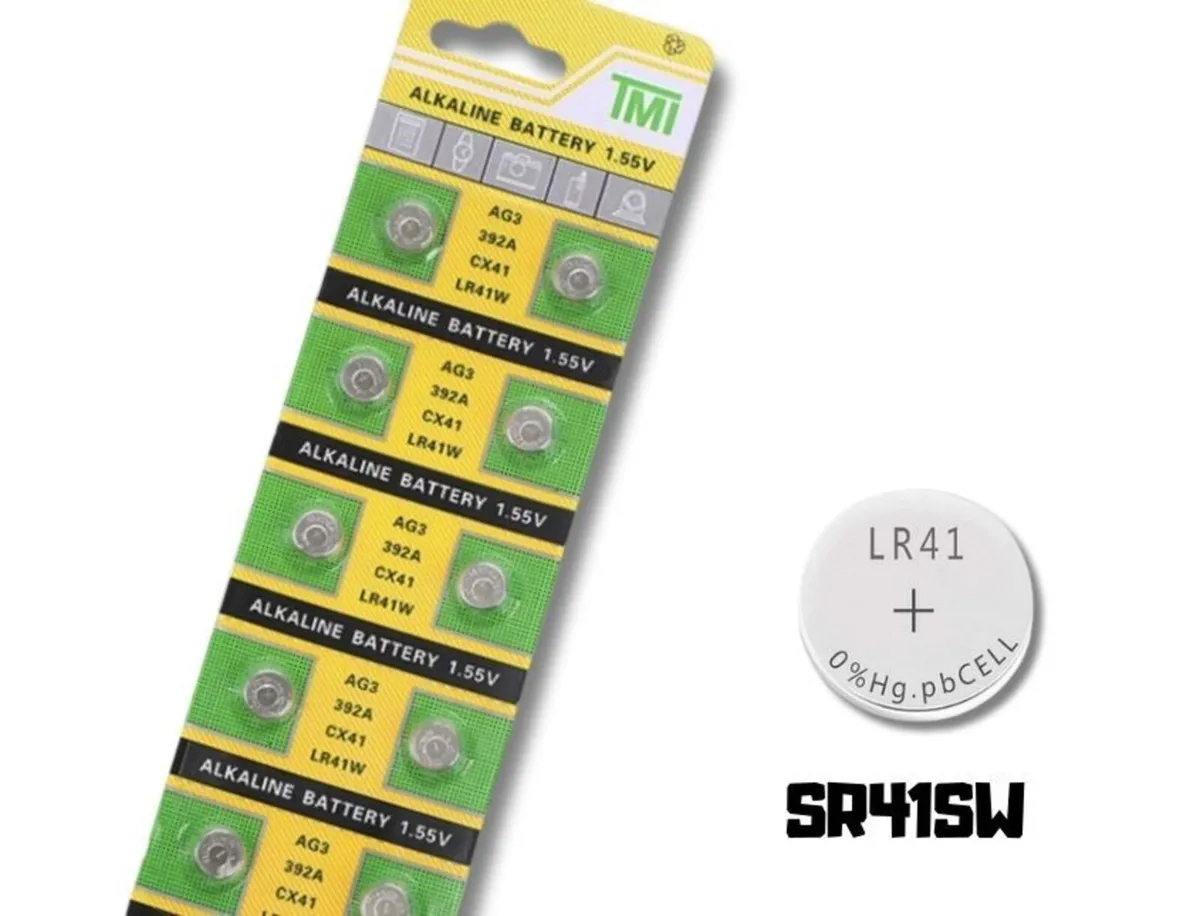 AG3 LR41 SR41SW 384 392A Button Cell Batteries 10P - Image 1