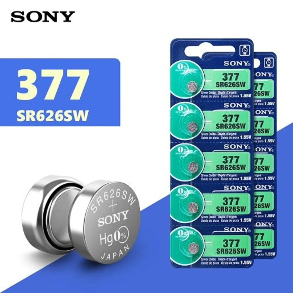 Sony AG4 LR626 377 SR626SW Battery 10PCS - Image 2