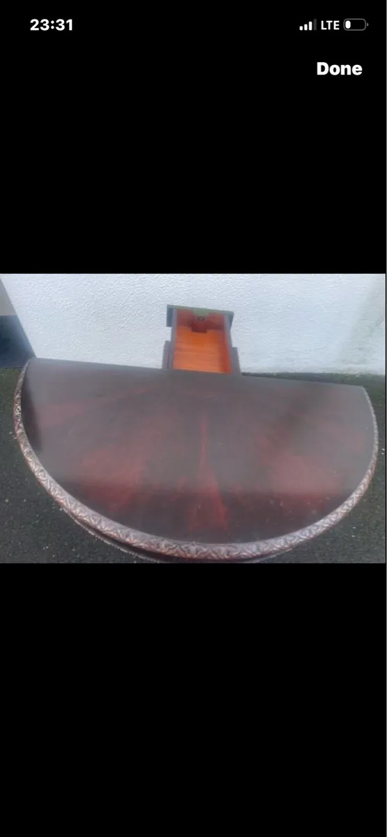 Antique mahogany games table - Image 3