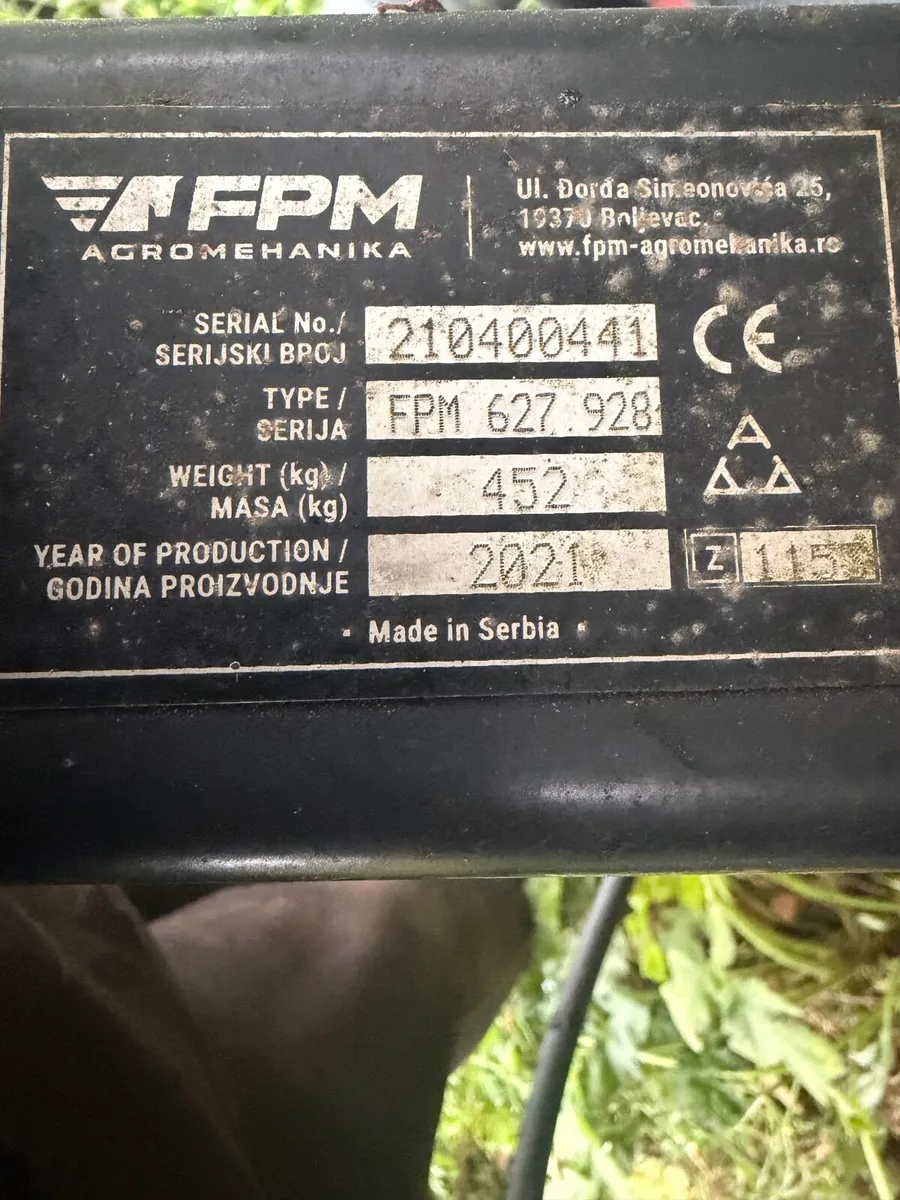 2021 FPM 8 foot mower - Image 2